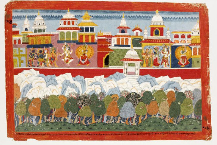 Vanasura, Shiva and Parvati