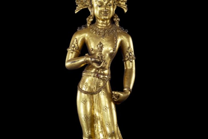 A standing figure of the Bodhisattva Vajrasattva