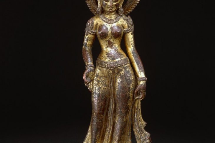 Copper figure of a Tara