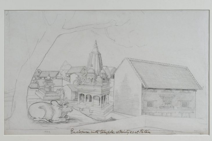 Temple And Chaitya At Patan