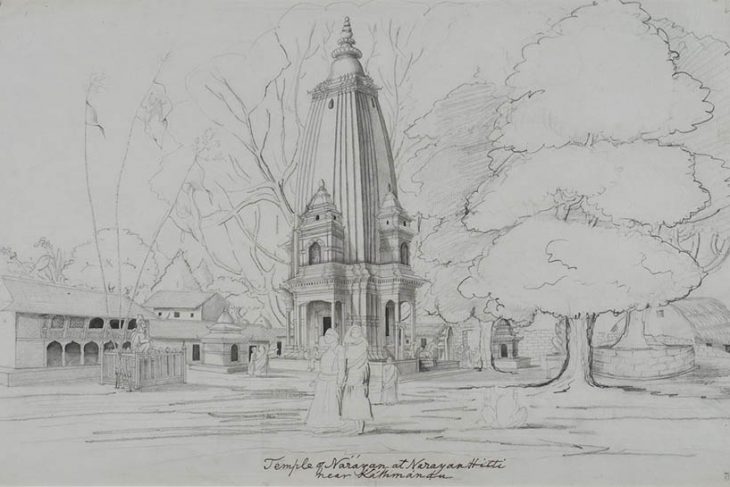 Temple Of Narayan At Narayanhitti, Kathmandu