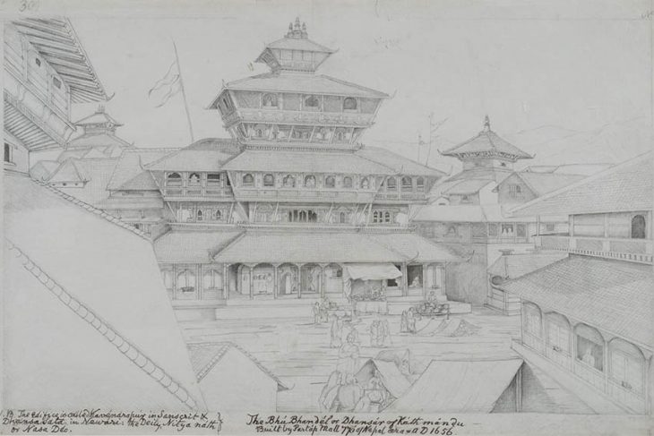 The Dhansa Temple, Kathmandu