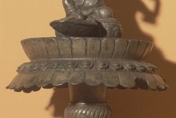 Altar Lamp With Ganesha Figure