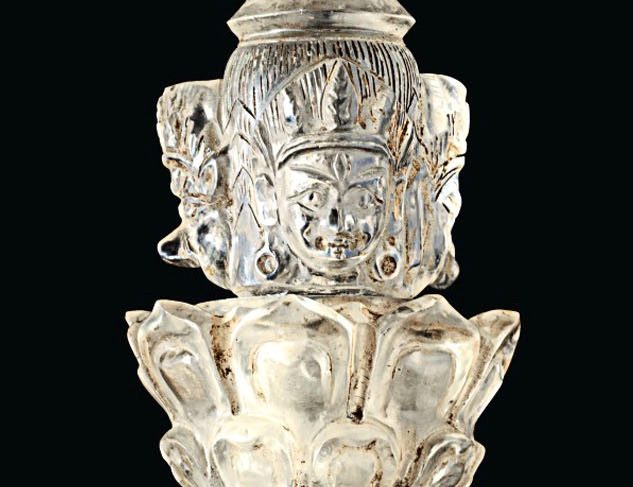 A ROCK CRYSTAL BHAIRAVA KILA