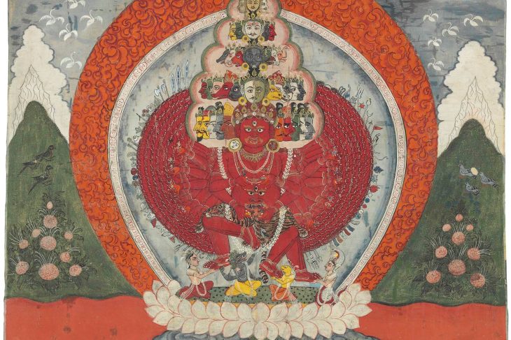 A painting of Guhyakali