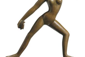 A bronze figure of a Dakini