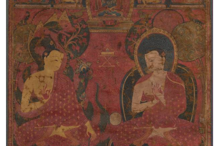 Sakyamuni with a Disciple Thangka