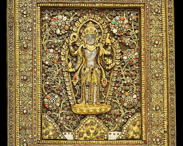 Votive Plaque with God Vishnu
