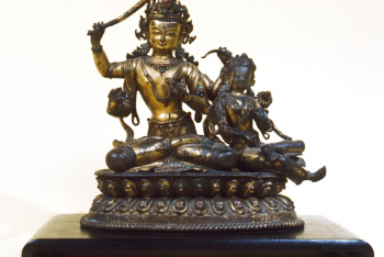 Bodhisattva of Wisdom (Manjusri) with His Consort Prajna