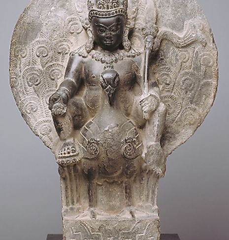 Kumara, the Youthful God of War on his Peacock Mount