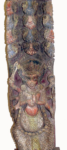 Temple Strut Fragment with Boar God, Varaha