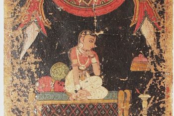 Forlorn Heroine (Proshitapriyatama), Nayika Painting Appended to a Ragamala (Garland of Melodies)