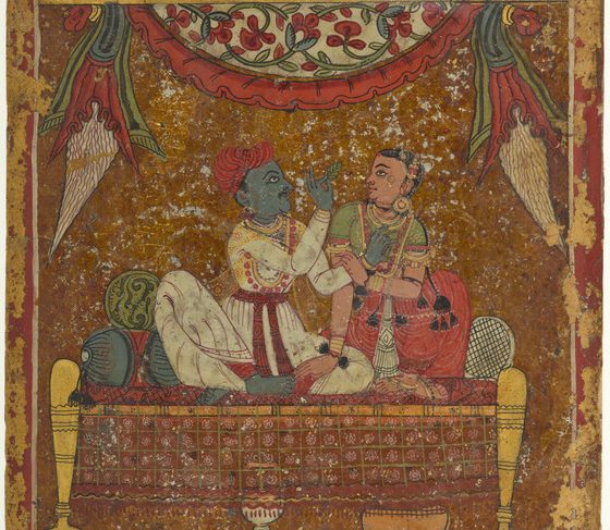 Independent Heroine (Svadhinabhartrika), Nayika Painting Appended to a Ragamala (Garland of Melodies)