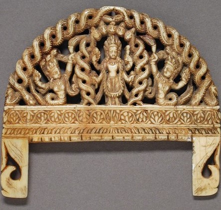 Comb with Vishnu Adored by Serpents