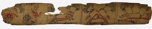 Four Folios from a Manuscript of Gestures