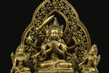 Bodhisattva Dharmadhātu Vāgīśvara (A Form of Bodhisattva Mañjuśri / Manjushri)