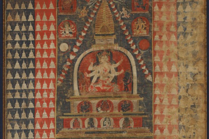 Myriad Stupas with Ushnishavijaya (Paubha)