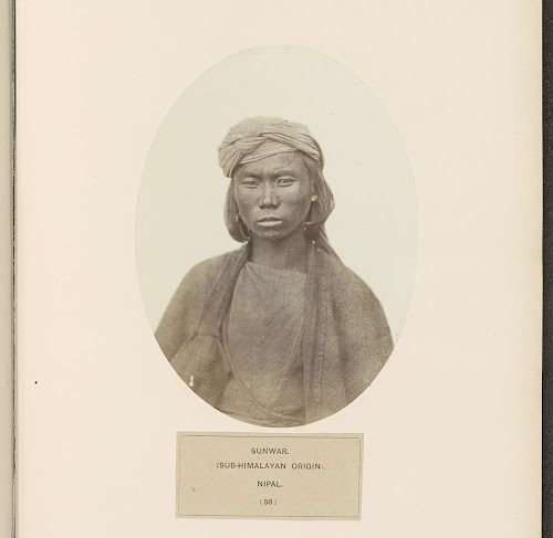 Portret van een onbekende Sunwar man uit Nepal (Portrait of an unknown Sunwar man from Nepal)