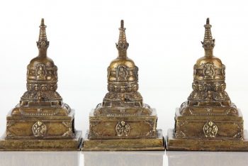 Set of three stupa