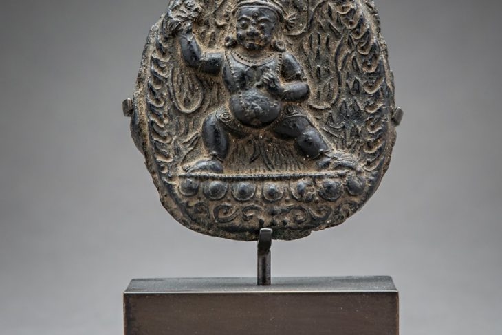 Stone Roundel of Hindu Deity