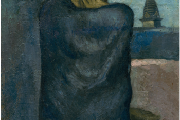 Man near a Stupa